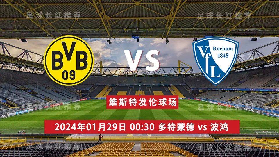 德甲 01月29日 多特蒙德 vs 波鸿 4连红